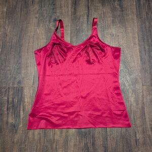 Ruby Ribbon 44 Red Garment Shape Wear Tank Top Cami Womens